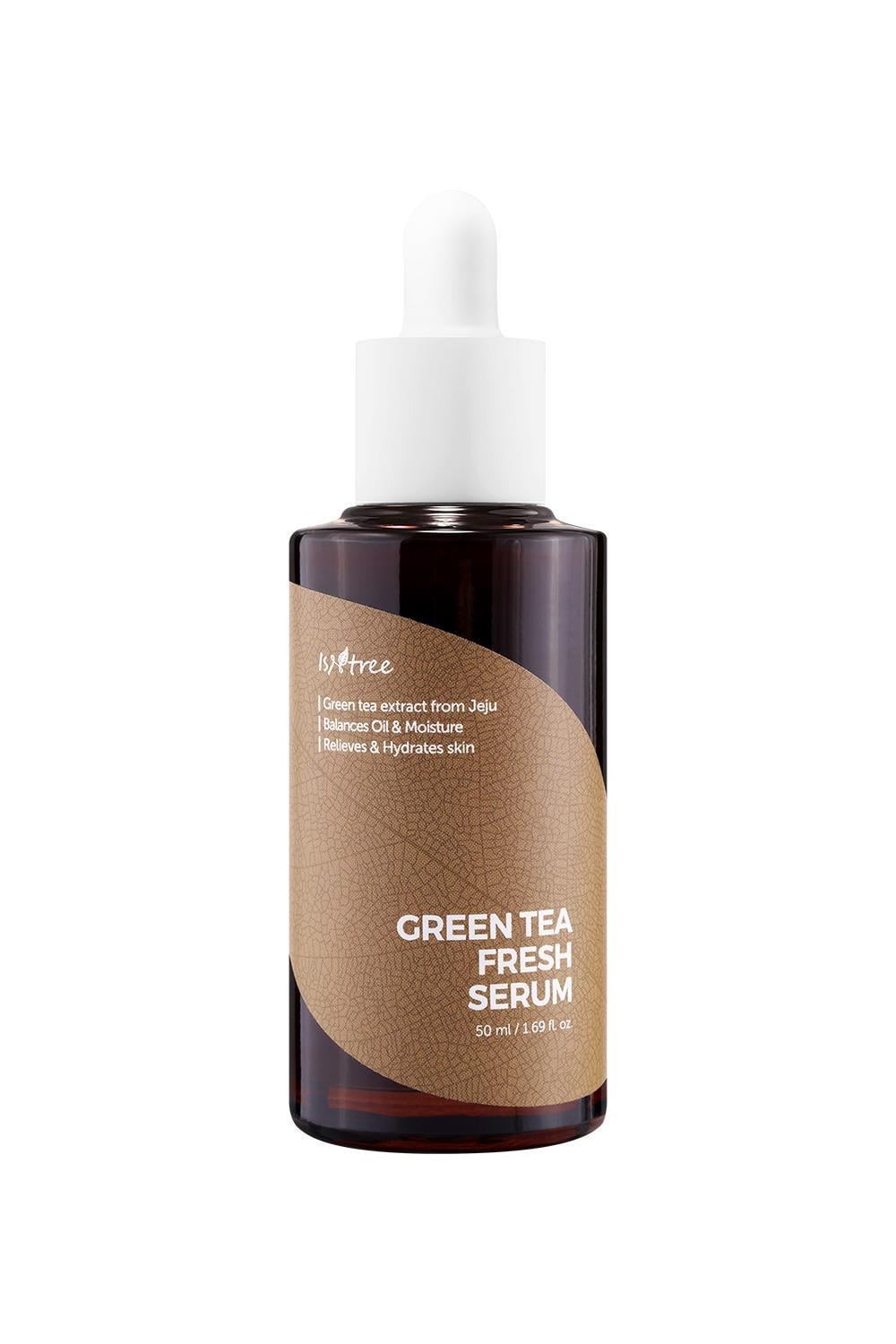 Isntree Green Tea Fresh Serum 50 ml (Sebum Bakımı ve Yağ/Nem Dengesi Sağlayan Gerçek Yeşil Çaylı Serum)