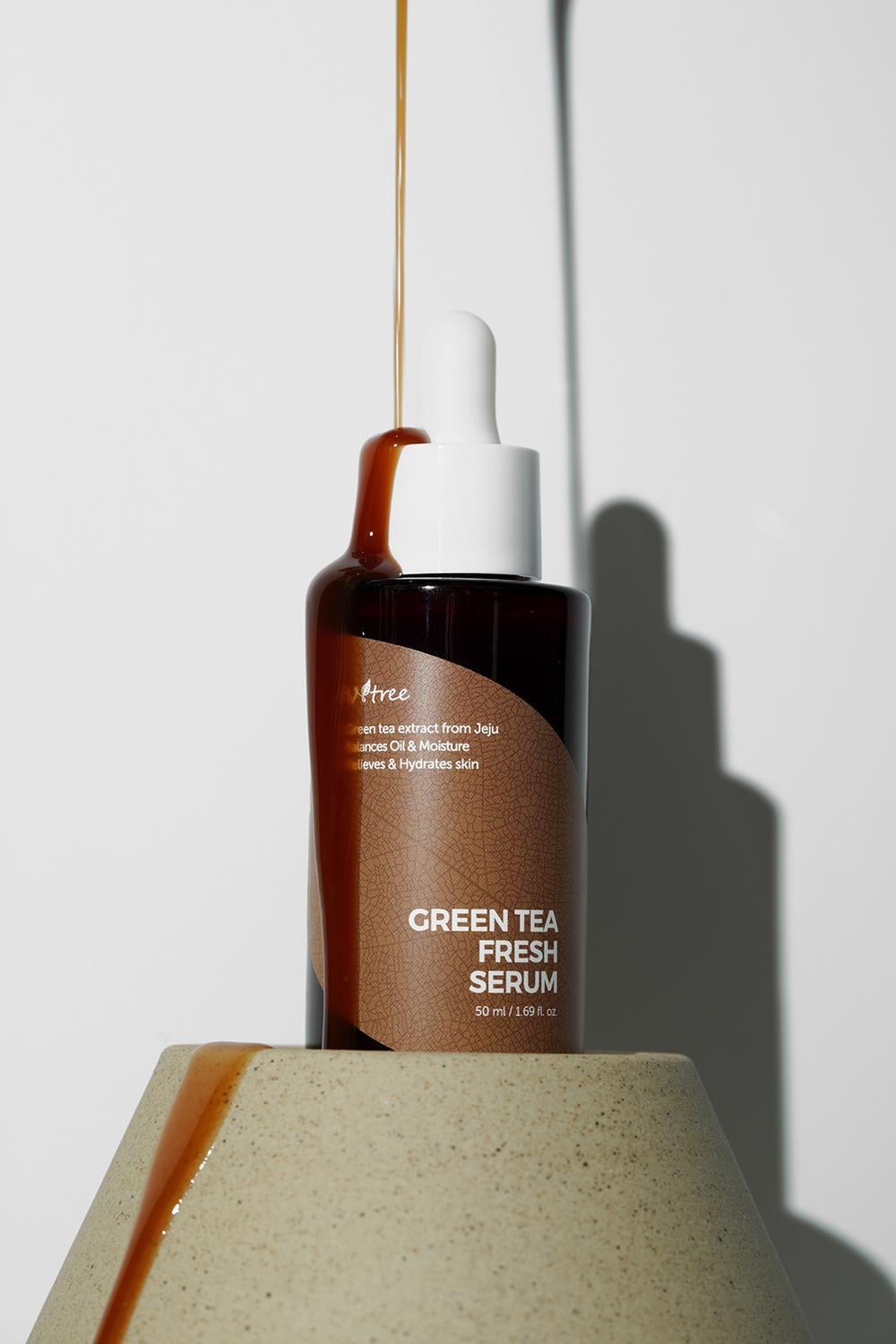 Isntree Green Tea Fresh Serum 50 ml (Sebum Bakımı ve Yağ/Nem Dengesi Sağlayan Gerçek Yeşil Çaylı Serum)