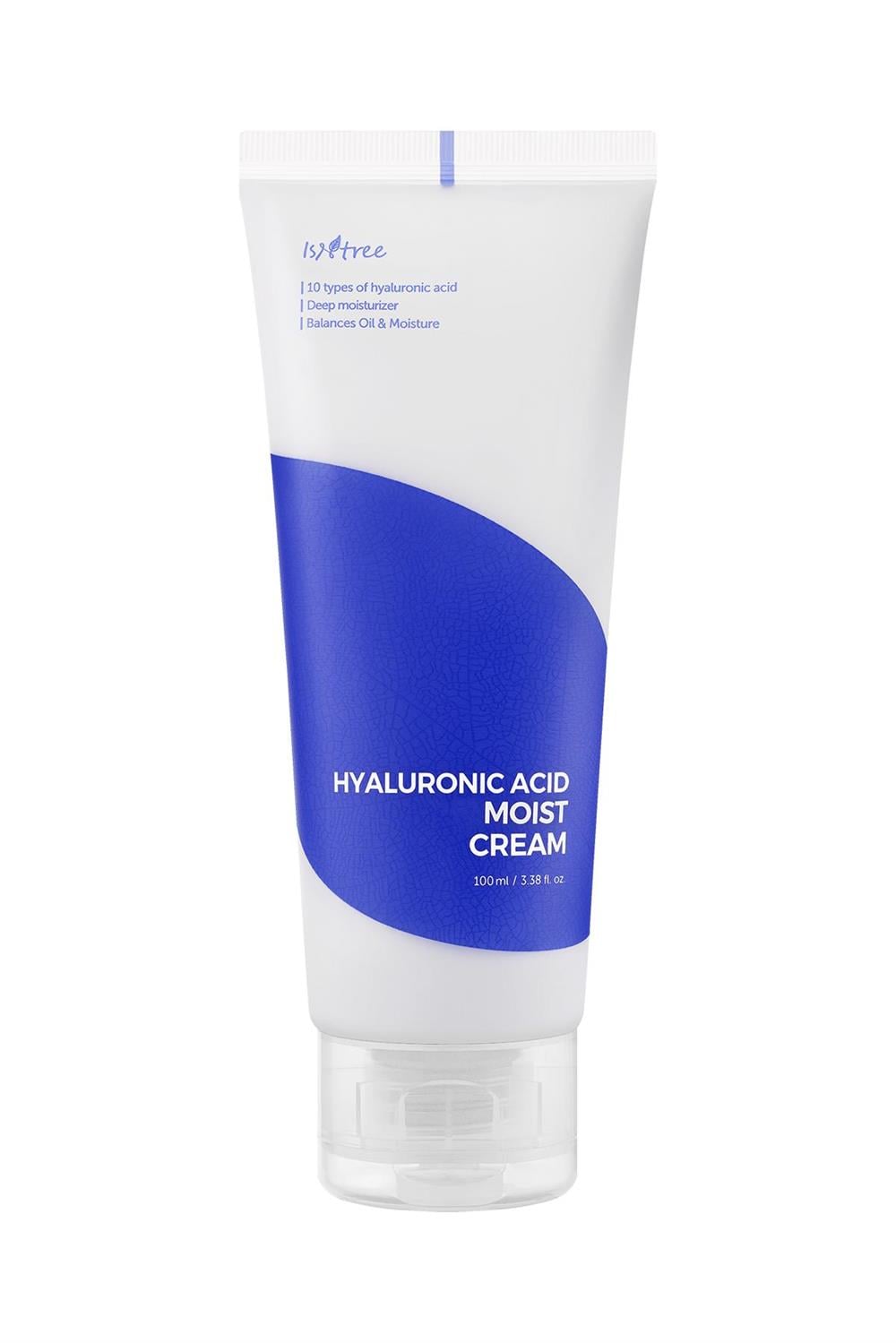 Isntree Hyaluronic Acid Moist Cream 100 ml (10 Tip Hyalüronik Asit İçeren Nemlendirici Krem (Kuru Cilt))