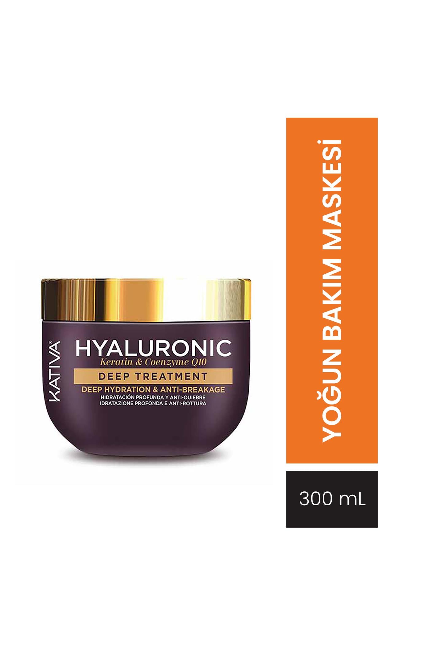 Kativa Hyalüronik Nemlendirici Saç Bakım Maskesi 300 mL - Kırılma Önleyici