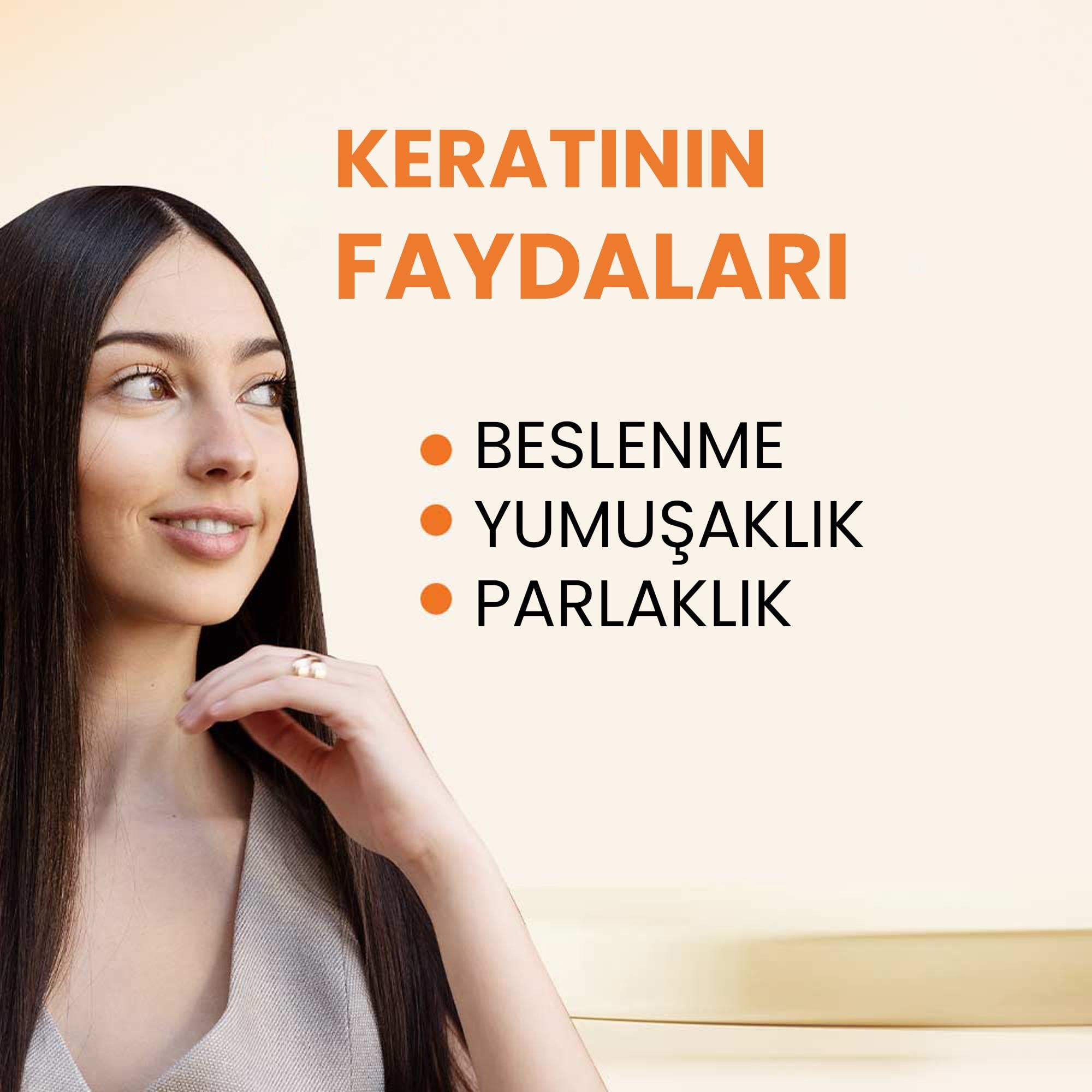 Kativa Keratinli Vegan Saç Kremi 355 mL - Yumuşaklık ve Parlaklık