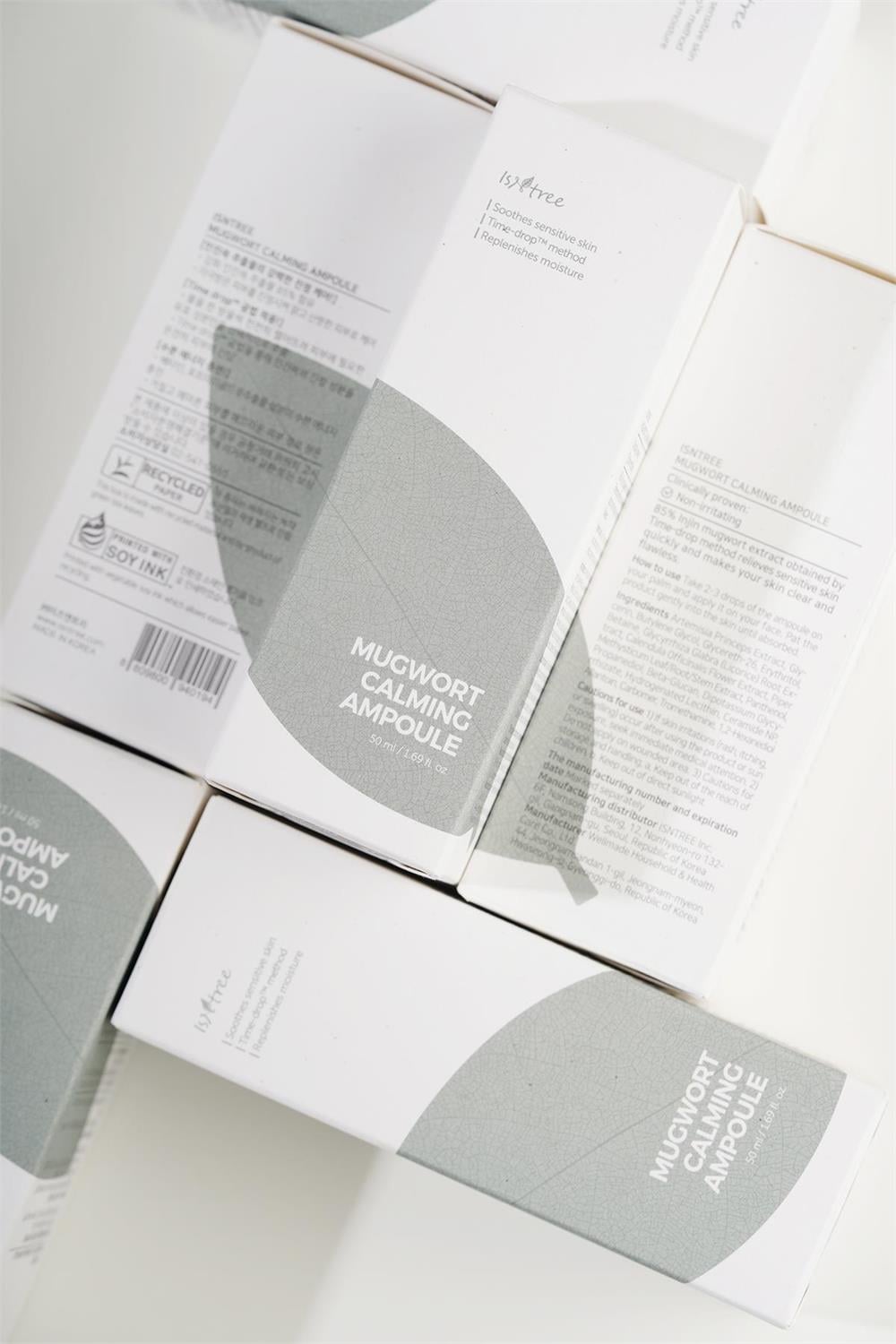 Isntree Mugwort Calming Ampoule 50 ML (Cilt Bariyeri ve Cilt Dokusu Bakımı Sağlayan Yatıştırıcı Serum)
