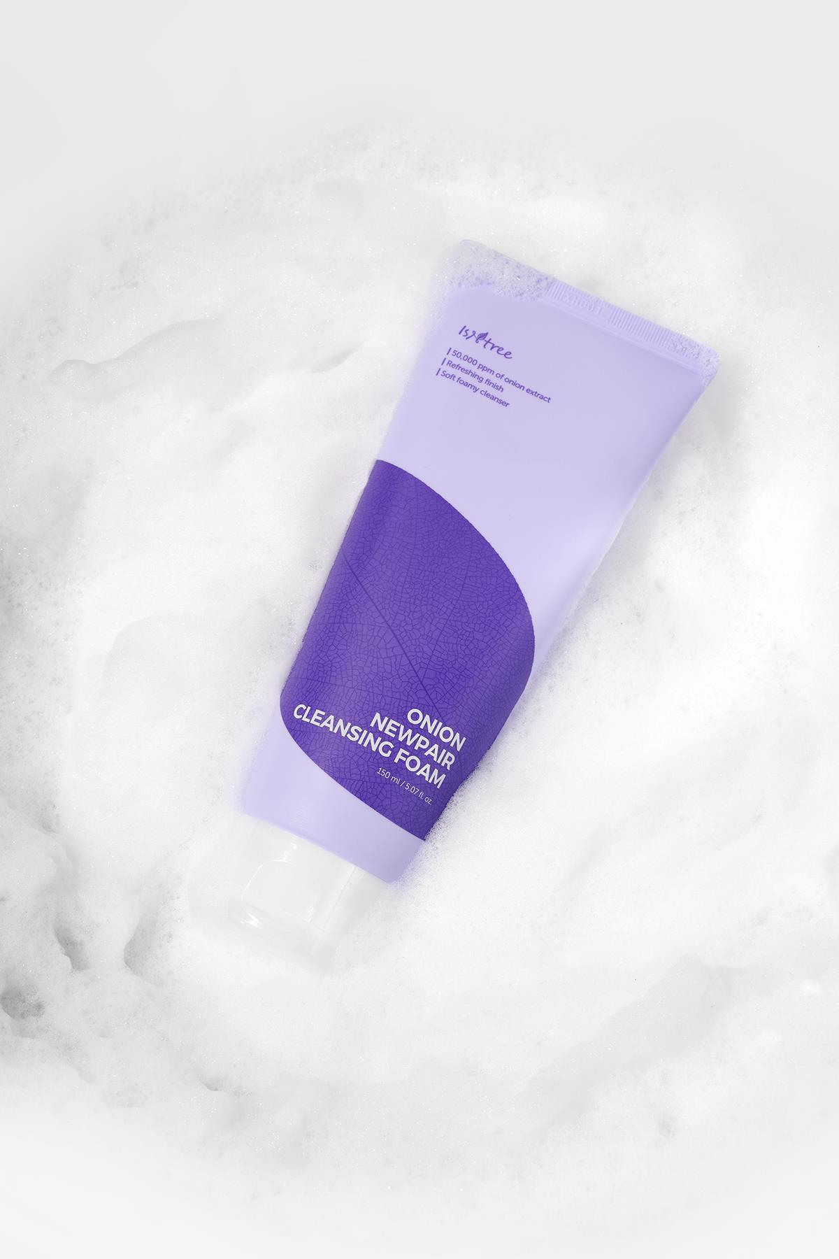 Isntree Onion Newpair Cleansing Foam 150 ml (Hassas Cilt Yatıştırıcı Temizleme Köpüğü)
