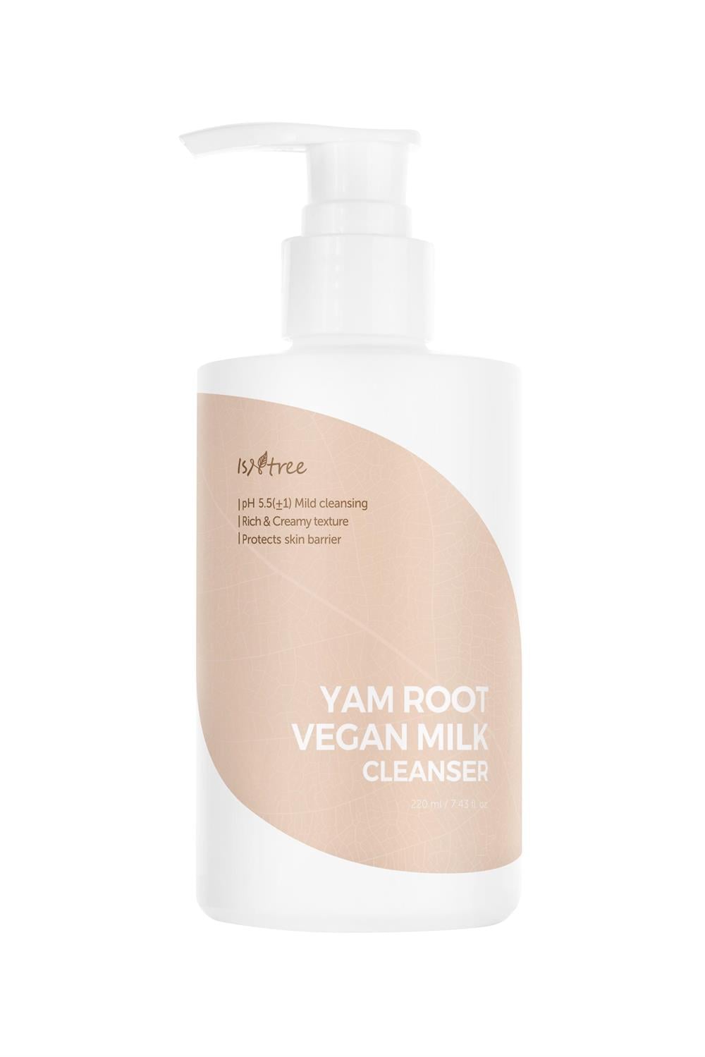 Isntree Yam Root Vegan Milk Cleanser 220 ML (Nemlendirici ve Hassas Ultra İnce Toz Temizleyici)