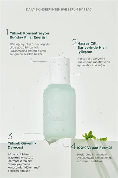 Aippo Yatıştırıcı Bariyer Onarıcı Serum - Daily Skindeep Serum by SSAC 30 ML