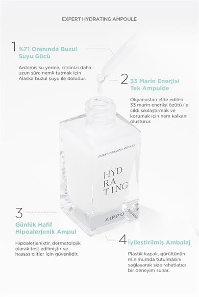 Aippo Derin Nemlendirici Serum - Expert Hydrating Ampoule 30 ML