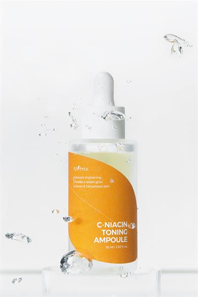 Isntree C-Niacin Toning Ampoule 50 ml (Vitamin Sinerjisi, Parlak ve Aydınlık Cilt Tonu Bakım Serumu)
