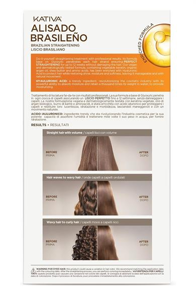 Kativa Brezilya Fönü - Keratinli Saç Düzleştirme Kiti - Doğal ve Vegan