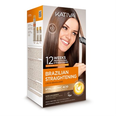 Kativa Brezilya Fönü - Doğal İçerikli Düzleştirici Kit Vegan Keratin Bakımı (Yeni Ambalaj)