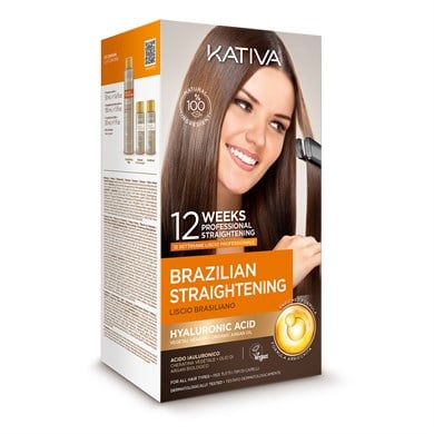 Kativa Brezilya Fönü - Keratinli Saç Düzleştirme Kiti - Doğal ve Vegan