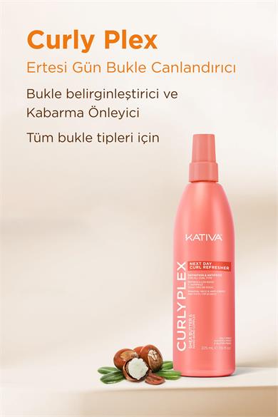 Kativa Curly Plex Ertesi Gün Bukle Yenileyici Sprey 225 mL