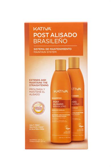 Kativa Saç Düzleştirme Etkili Şampuan ve Saç Kremi 2li Set