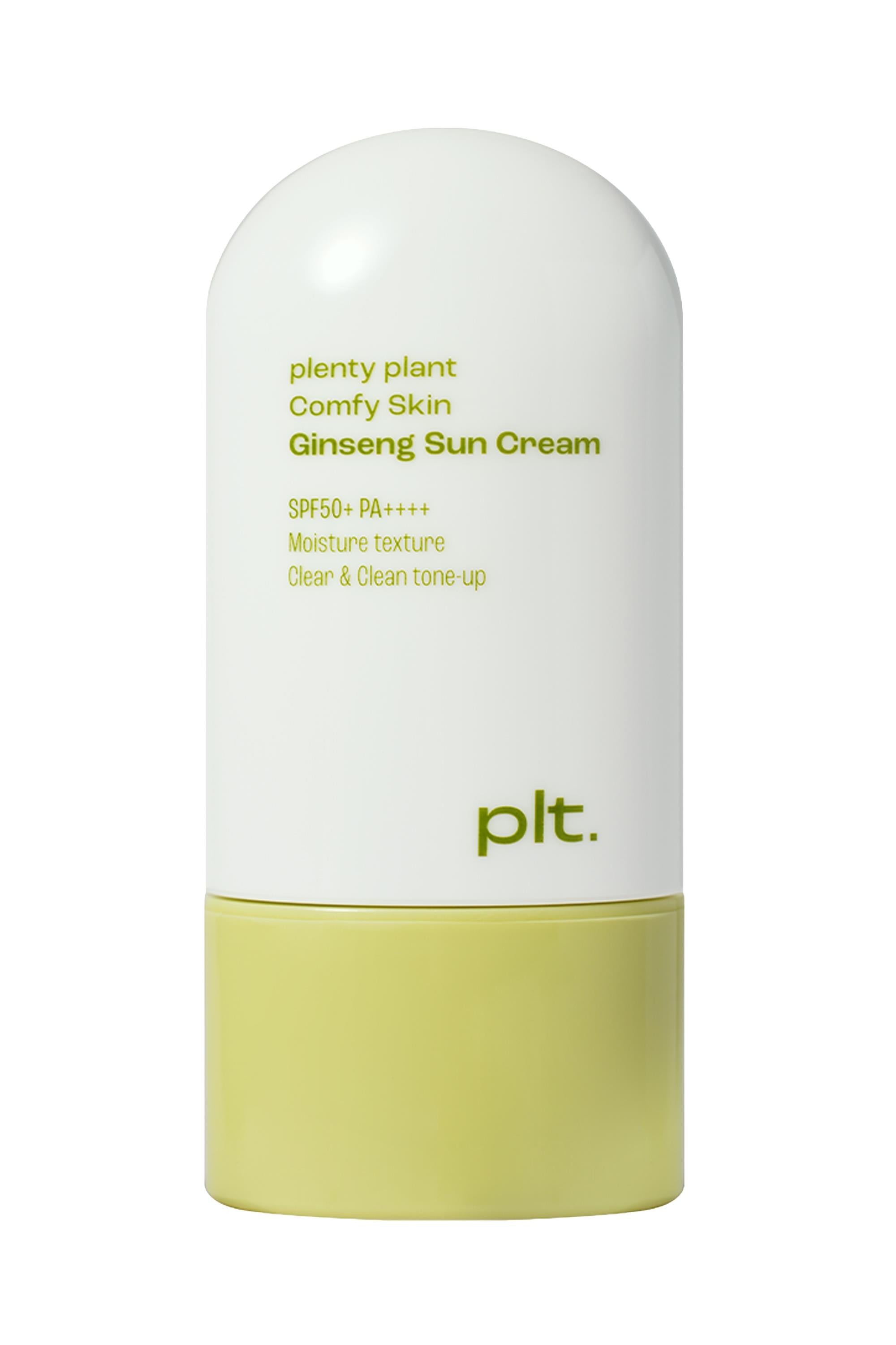 Plenty Plant Comfy Skin Ginseng Sun Cream SPF50+