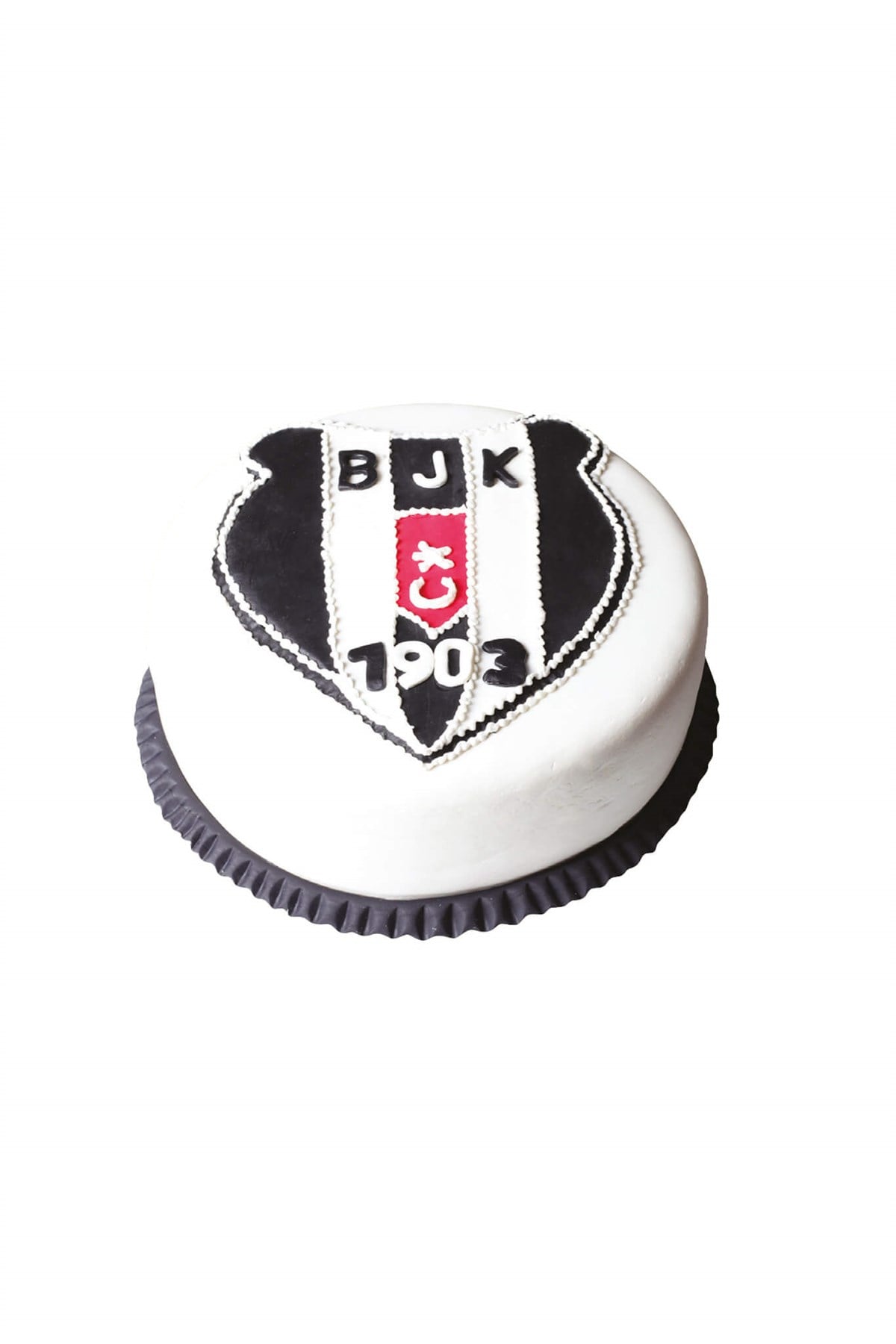 Beşiktaş Amblem Taraftar Şeker Hamurlu Pasta