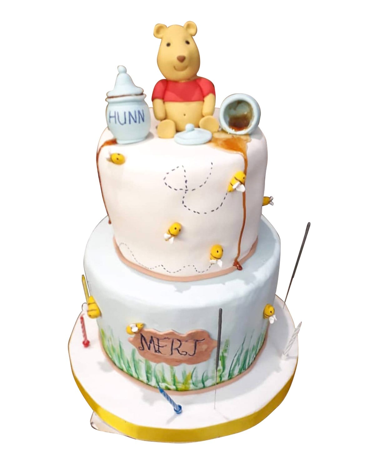 Minik Winnie The Pooh Tasarım Pasta