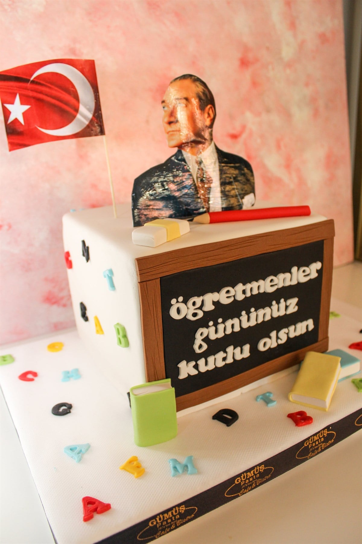 Öğretmenler Gününüz Kutlu Olsun Tasarım Pasta