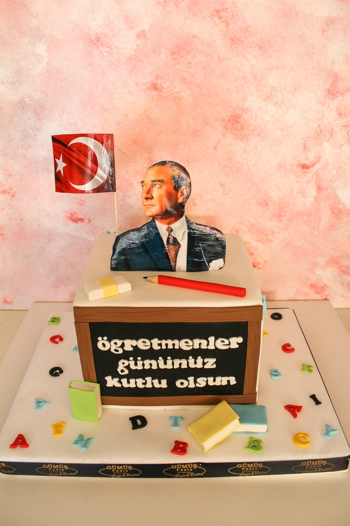 Öğretmenler Gününüz Kutlu Olsun Tasarım Pasta
