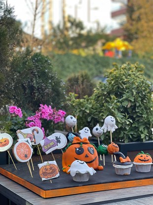 Halloween Pasta Kek Kurabiye Konsepti