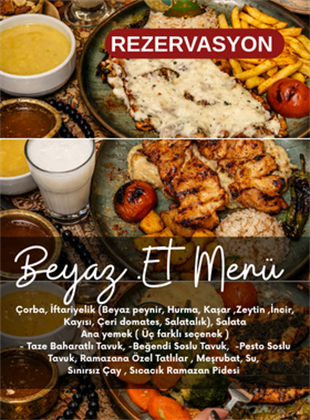 İftar Menü Beyaz Et Menü