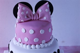 Pembe Micky Mouse Doğum Günü Pastası