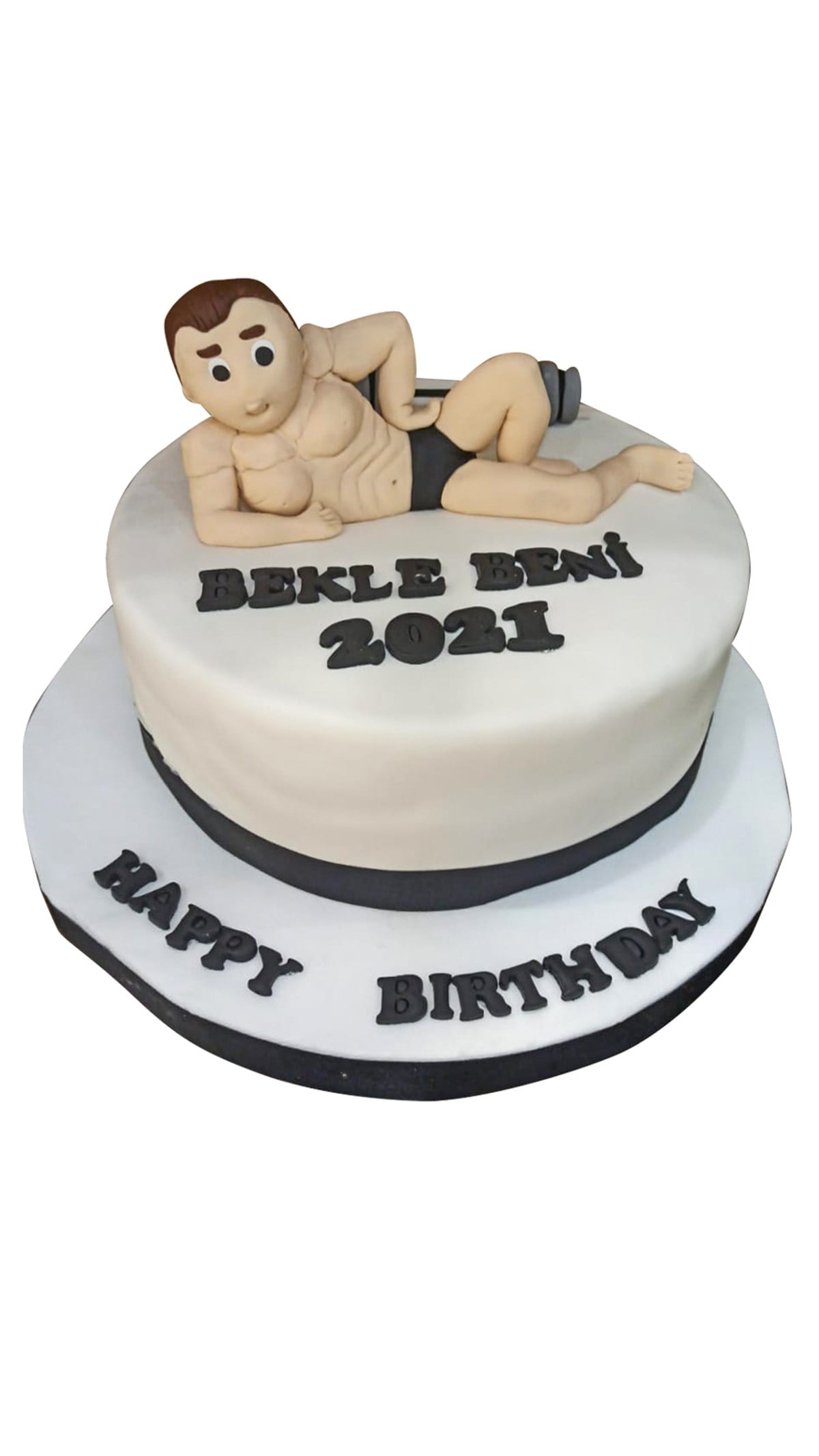 Halterci ve Halteri Tasarım Pasta