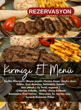 İftar Menü Kırmızı Et Menü