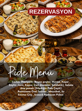 İftar Pide Menü