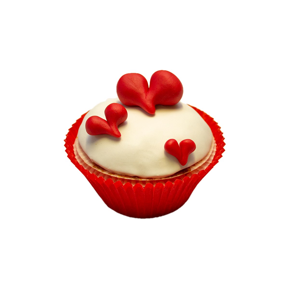 Kırmızı Kalpler Figürlü Kek