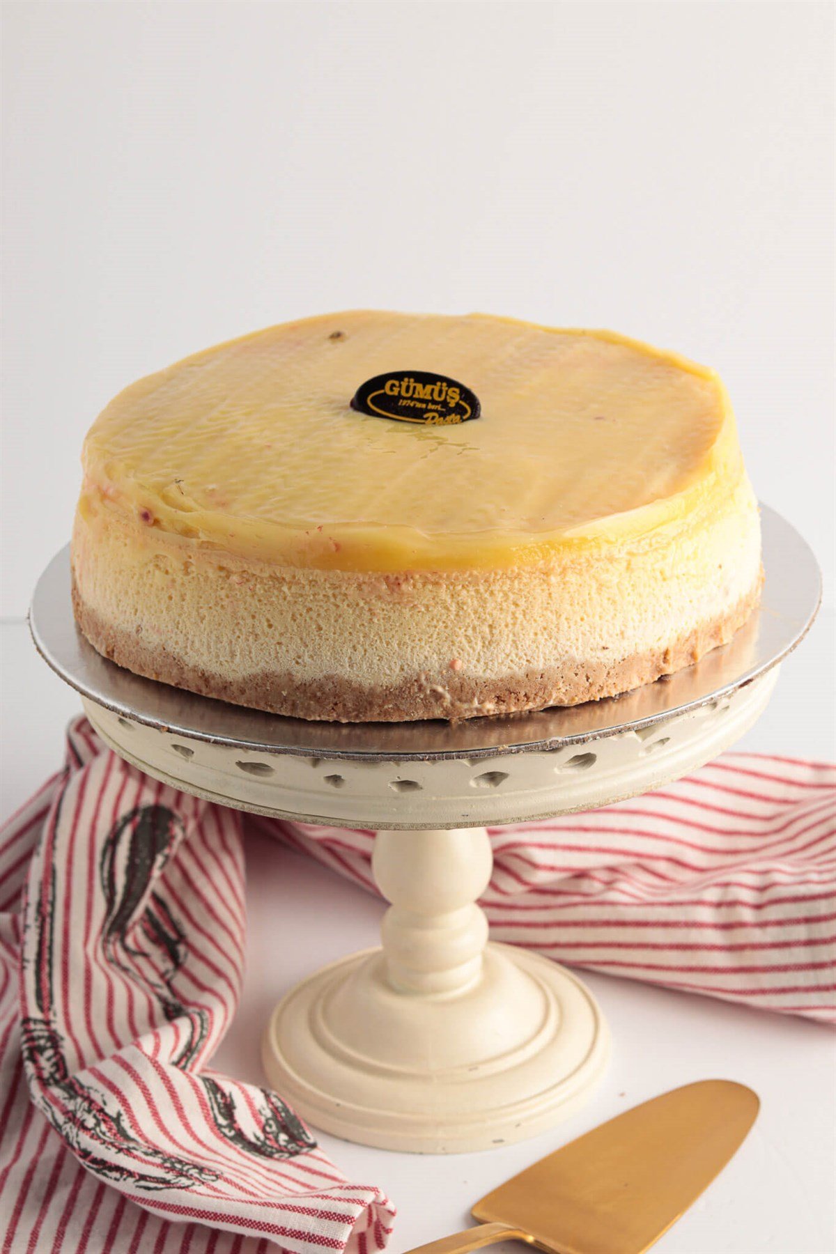 Limonlu Cheesecake Yaş Pasta Gümüş Pastaneleri Ankara