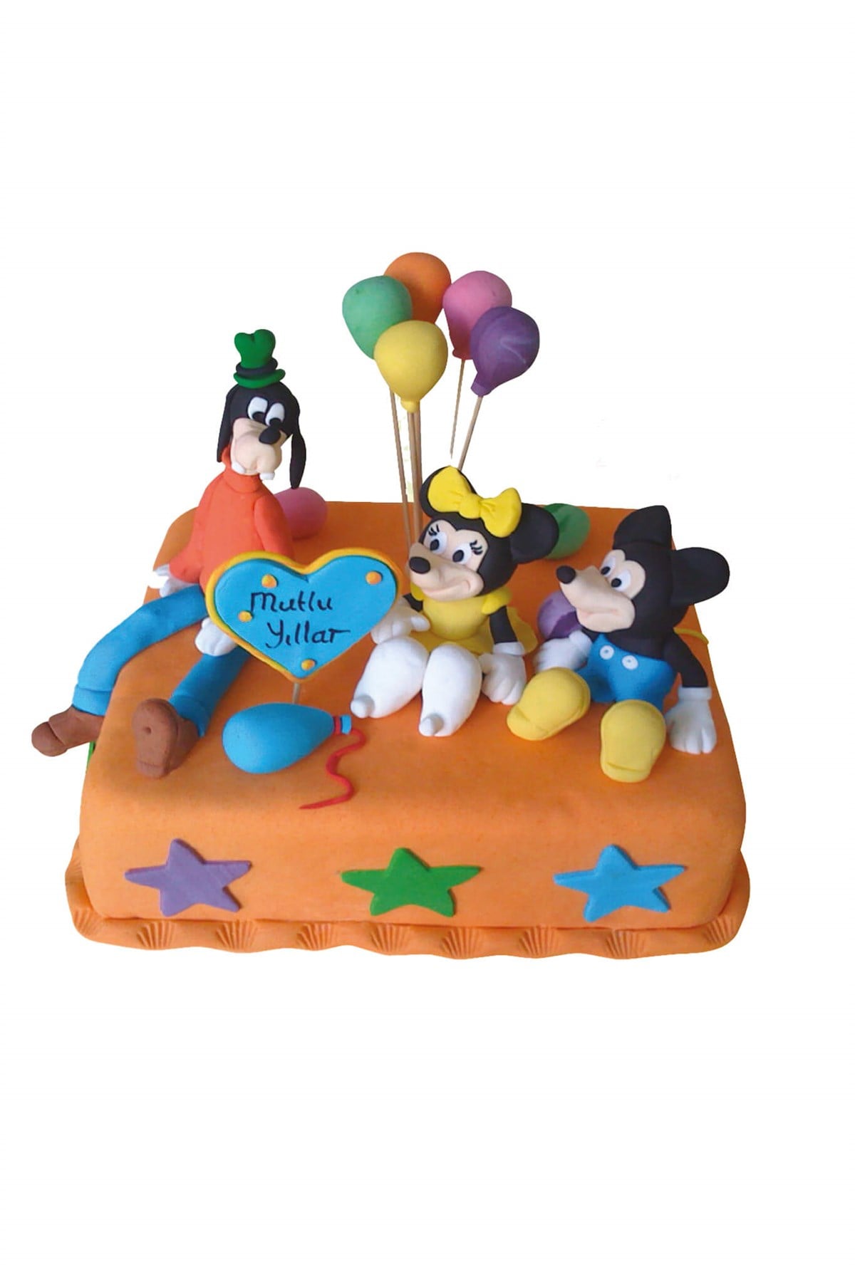 Minik Fare Micky Mouse'un Partisi Tasarım Pasta