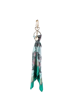 8 Maison Green Veil Bag Charm / Keychain