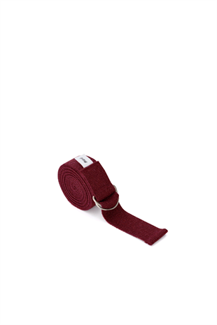 Nui Yoga Claret Red Yoga Belt (Strap)