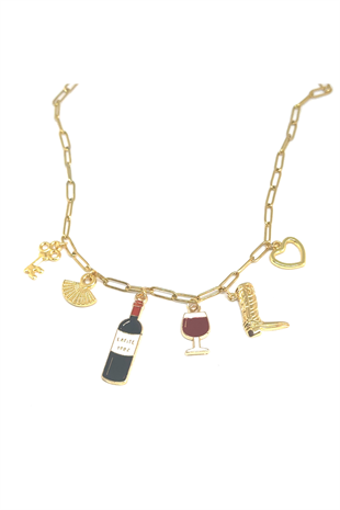 Bruja Girlz Nite Out Charm Necklace