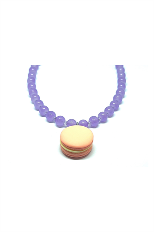 Bruja Kids Macaron Charm  Necklace