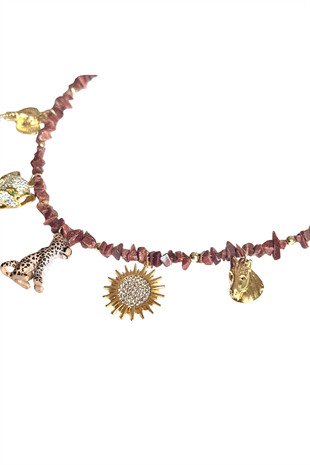 Bruja Safari Charm Necklace