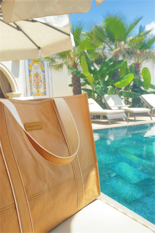 Chalicca On The Go Large Tote Bag Brown