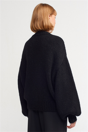 Black Strawberry Cardigan