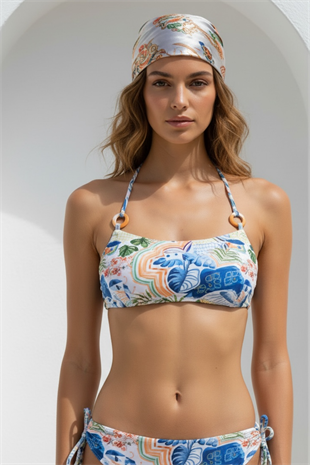 Dew Straplez Bikini Takımı LM26118_SEA