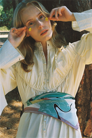 Galene Brand Harmony Saten İpek Pareo & Şal