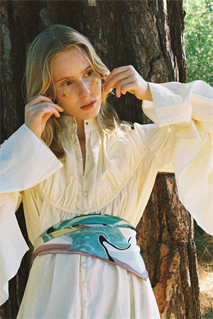 Galene Brand Harmony Saten İpek Pareo & Şal