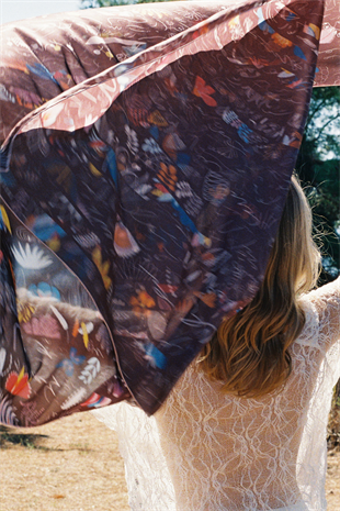 Galene Brand Loop-B Şifon Pareo & Şal