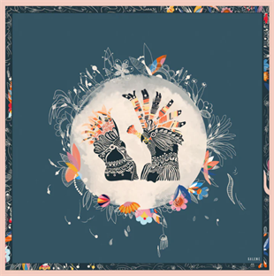 Galene Brand Whispers Saten İpek Pareo & Şal