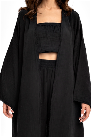 Husufi Holly Kimono HSFKMN01_Black