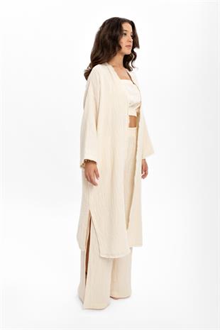 Husufi Holly Kimono HSFKMN01_Natural