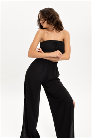 Husufi Black Crop Top HSFCRTP01_Black