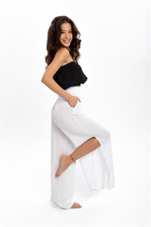 Husufi Slitside Pants HSFSS01_White