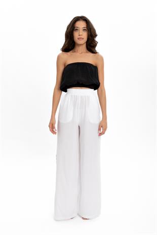 Husufi Slitside Pants HSFSS01_White