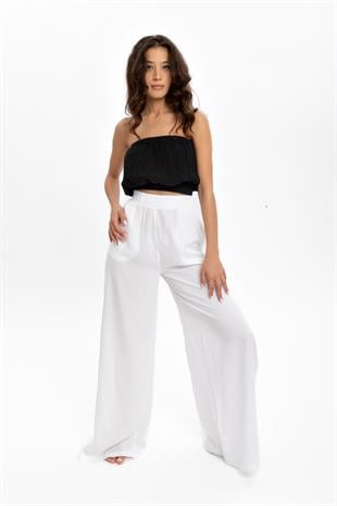 Husufi Slitside Pants HSFSS01_White