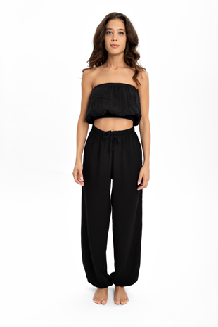 Husufi Ventana Relax Pants HSFVNTRLX01_Black