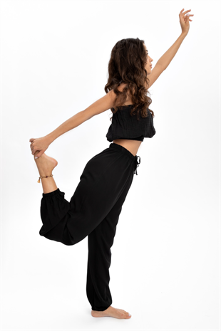 Husufi Ventana Relax Pants HSFVNTRLX01_Black